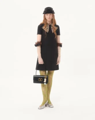 Krótka sukienka Crepe Couture