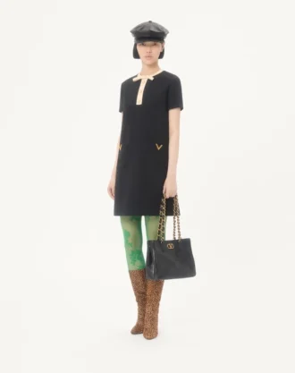 Krótka sukienka Crepe Couture