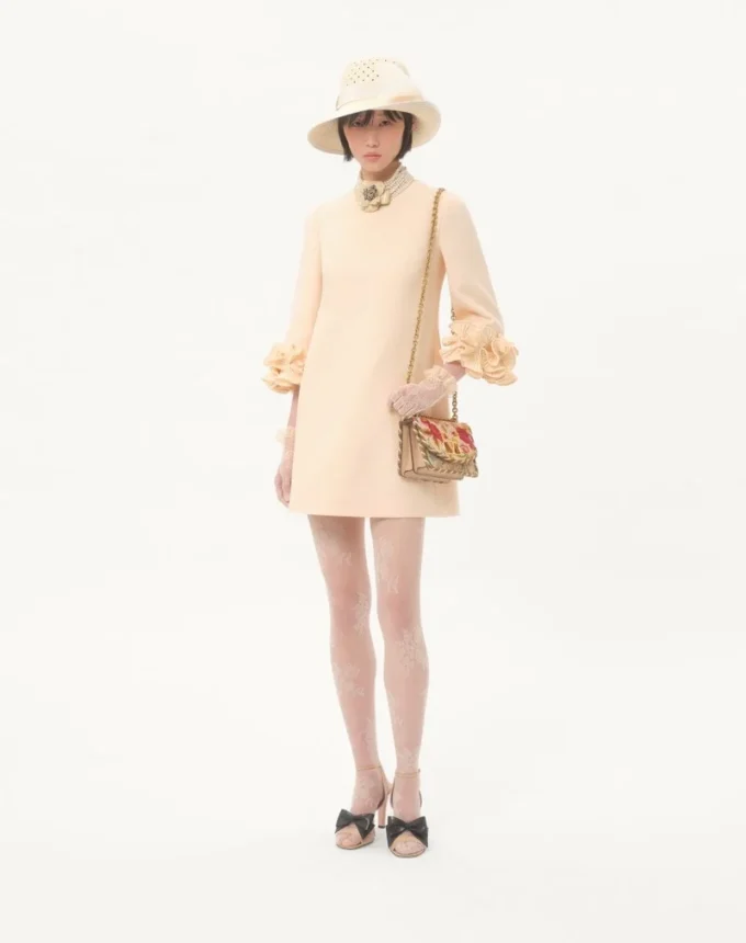 Krótka sukienka Crepe Couture