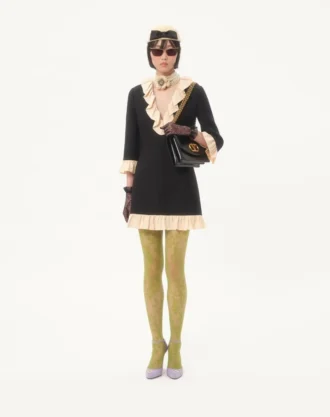 Krótka sukienka Crepe Couture