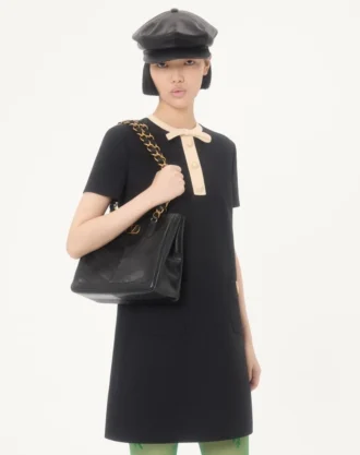 Krótka sukienka Crepe Couture