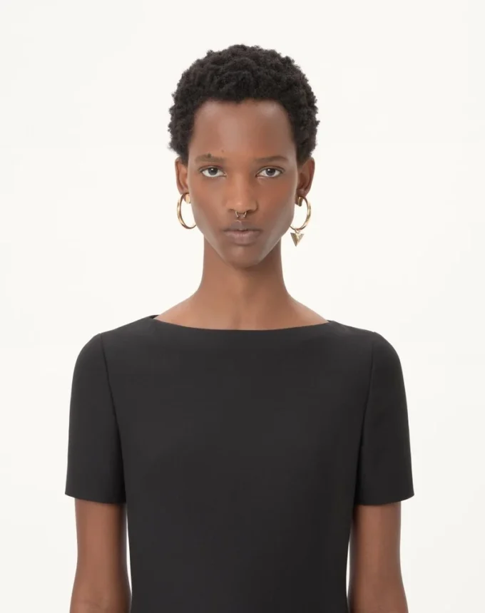 Krótka sukienka Crepe Couture