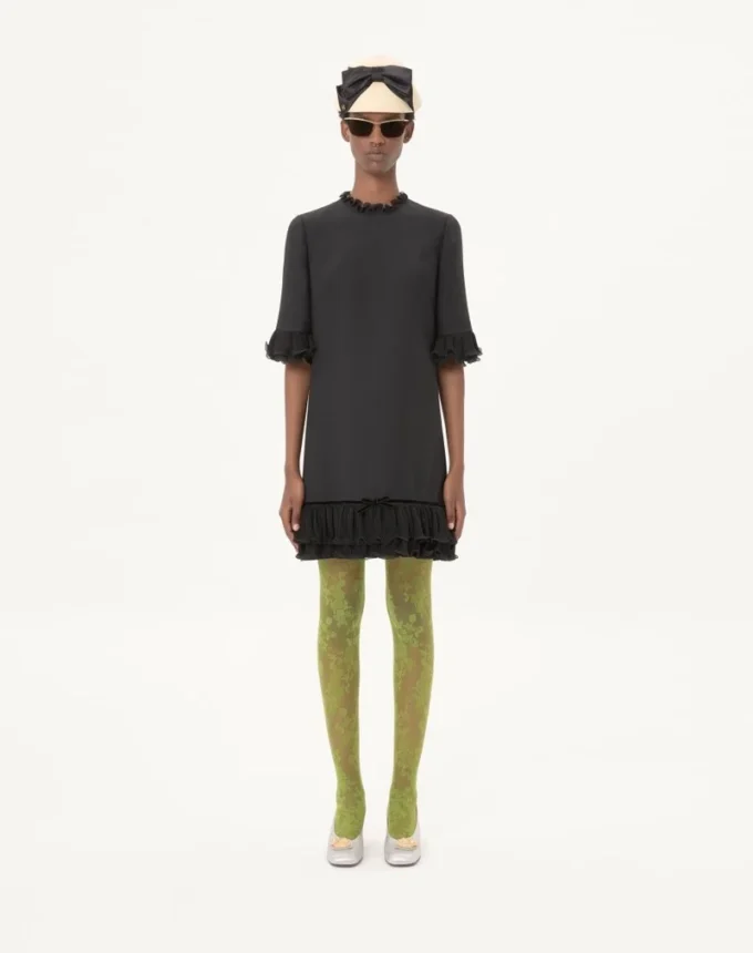Krótka sukienka Crepe Couture