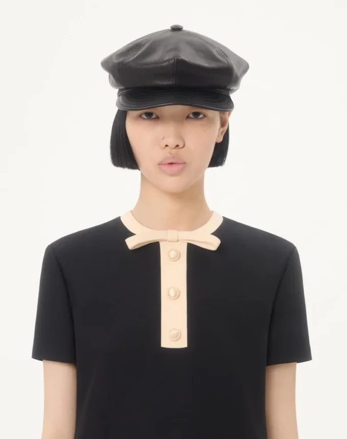 Krótka sukienka Crepe Couture