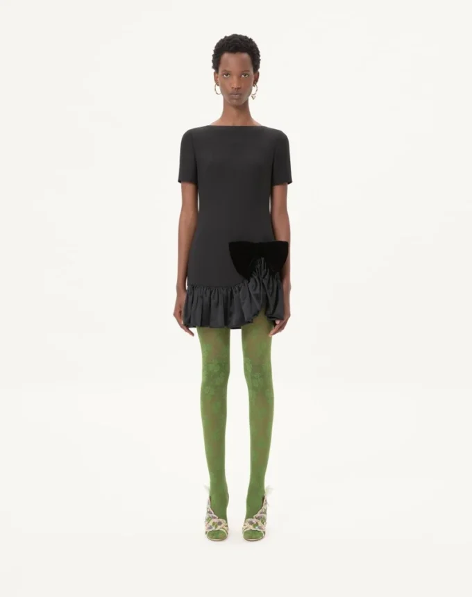 Krótka sukienka Crepe Couture