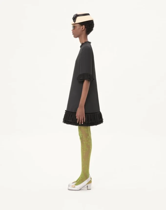 Krótka sukienka Crepe Couture