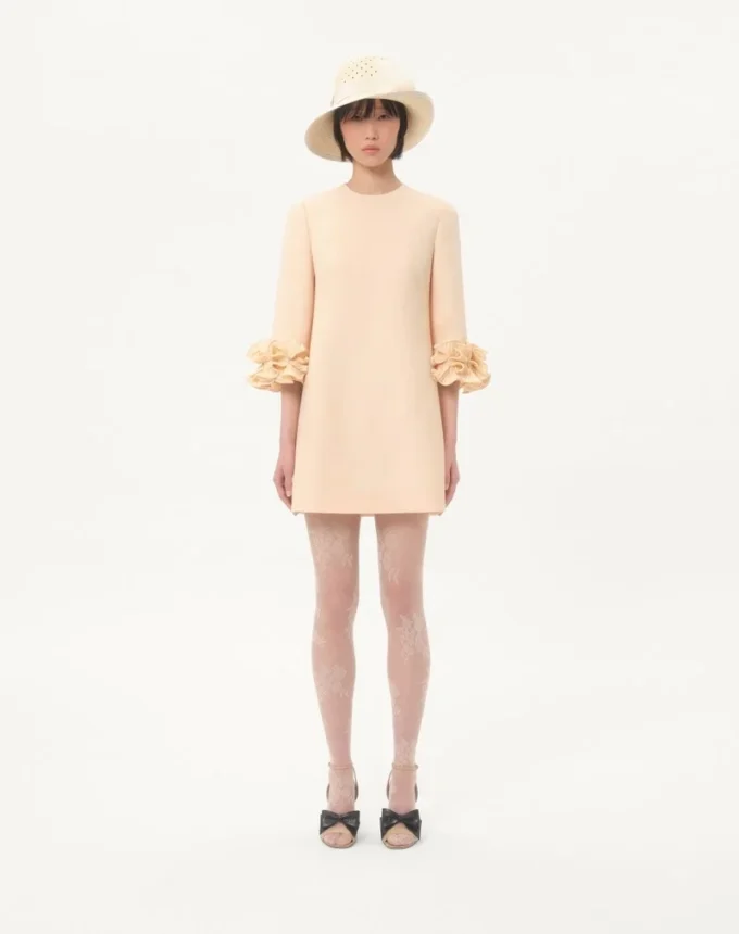 Krótka sukienka Crepe Couture