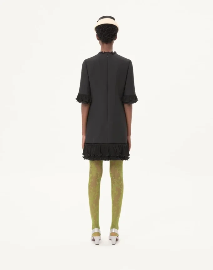 Krótka sukienka Crepe Couture