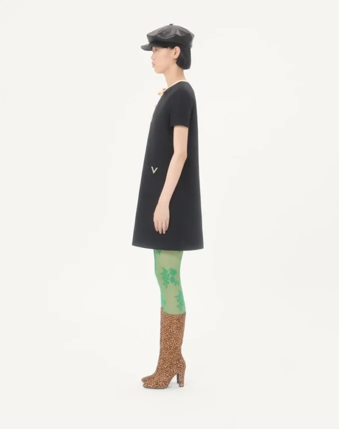 Krótka sukienka Crepe Couture