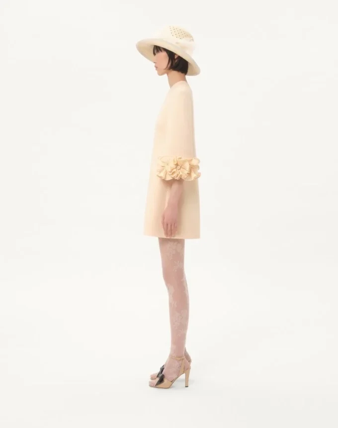 Krótka sukienka Crepe Couture