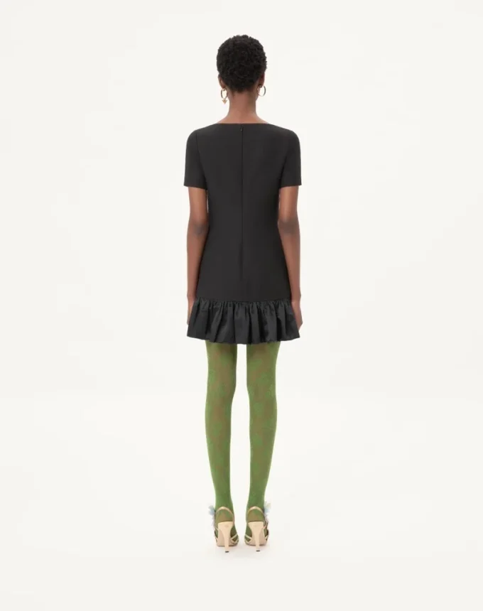 Krótka sukienka Crepe Couture