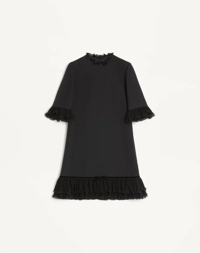 Krótka sukienka Crepe Couture
