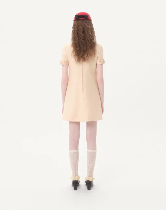 Krótka sukienka Crepe Couture