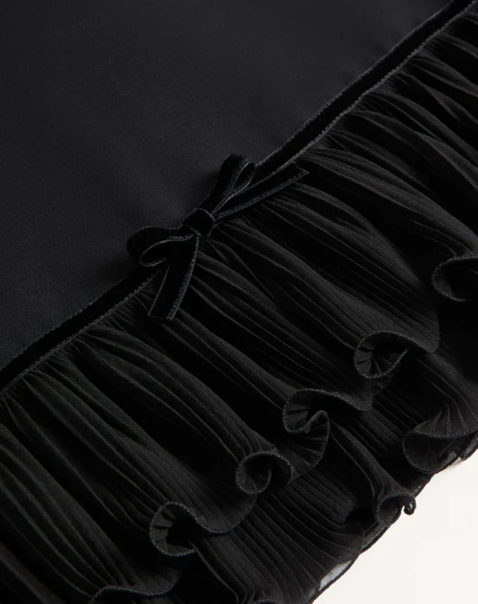 Krótka sukienka Crepe Couture