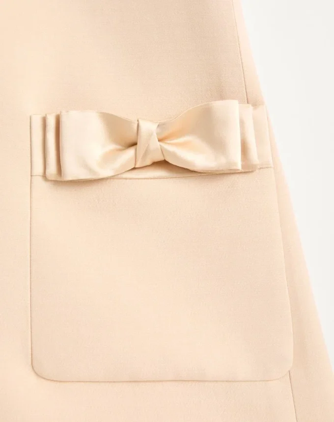 Krótka sukienka Crepe Couture