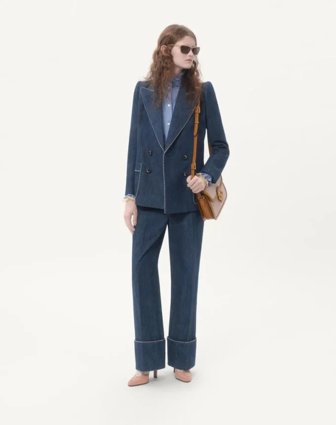 Kurtka dżinsowa z tkaniny chambray Kurtka dżinsowa z tkaniny chambray
