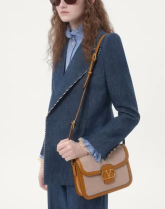 Kurtka dżinsowa z tkaniny chambray
