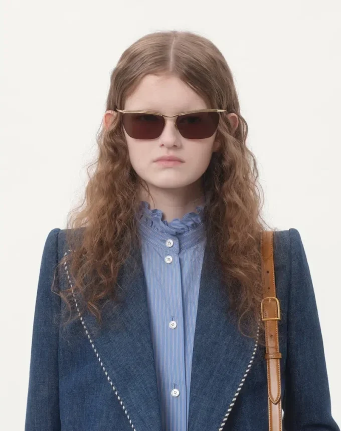 Kurtka dżinsowa z tkaniny chambray Kurtka dżinsowa z tkaniny chambray