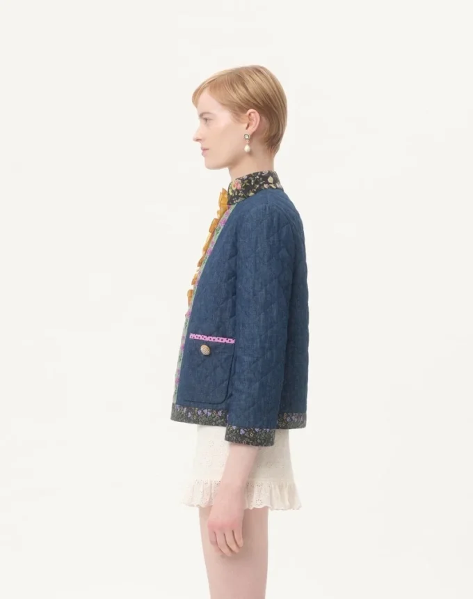 Kurtka dżinsowa z tkaniny chambray Kurtka dżinsowa z tkaniny chambray