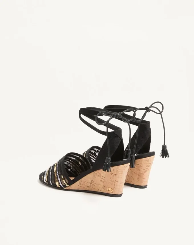 La Cruisette Mesh Wedge z haftem 75 mm La Cruisette Mesh Wedge z haftem 75 mm