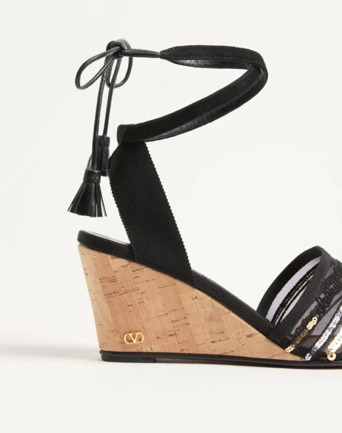 La Cruisette Mesh Wedge z haftem 75 mm La Cruisette Mesh Wedge z haftem 75 mm