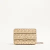 Mała laminowana torebka Valentino Garavani Rockstud Spike z nappa Mała laminowana torebka Valentino Garavani Rockstud Spike z nappa