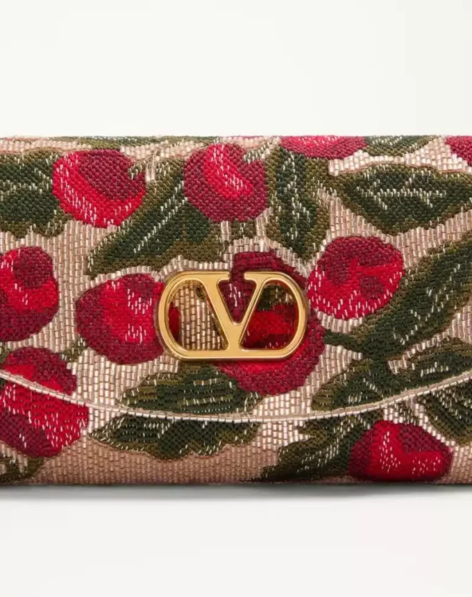 Mała torba na ramię Valentino Garavani DeVain z haftem Mała torba na ramię Valentino Garavani DeVain z haftem