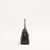 Mała torebka crossbody Rockstud z ziarnistej skóry cielęcej