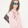 Mała torebka na ramię Valentino Garavani DeVain z tkaniny moiré w kwiatowy wzór Papier Mała torebka na ramię Valentino Garavani DeVain z tkaniny moiré w kwiatowy wzór Papier