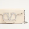 Mała torebka na ramię Valentino Garavani Locò z logo Jewel Mała torebka na ramię Valentino Garavani Locò z logo Jewel