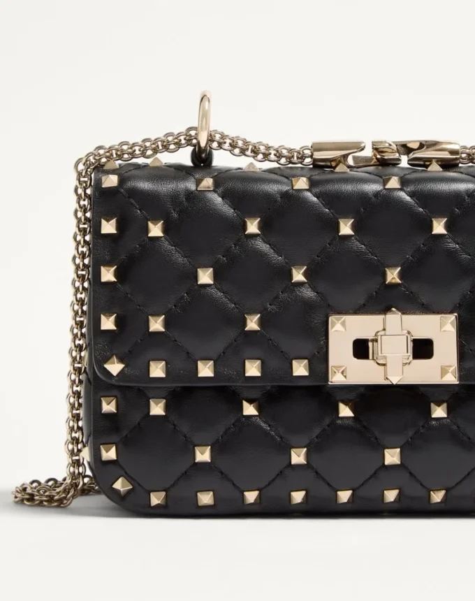 Mała torebka Nappa Rockstud Spike