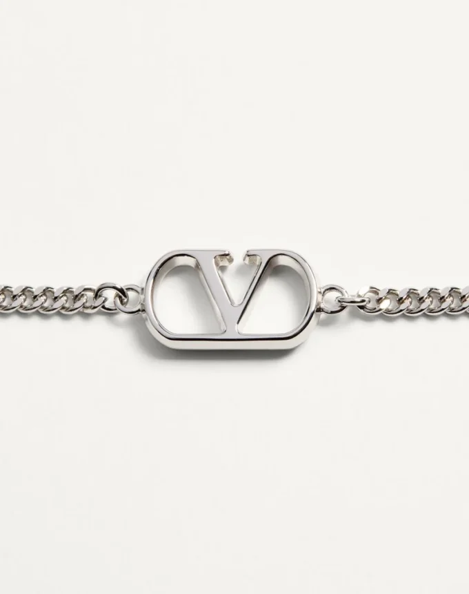 Metalowa bransoletka Valentino Garavani Vlogo Signature