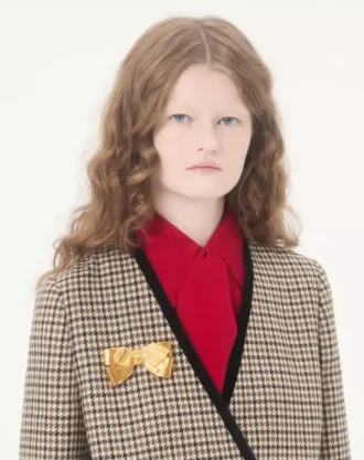 Metalowa broszka Trop Chou