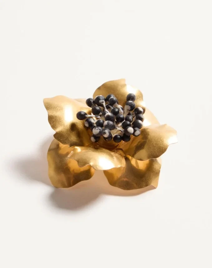 Metalowe kolczyki Fleur Lumineuse