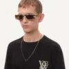 Metalowy naszyjnik Valentino Garavani Vlogo Signature