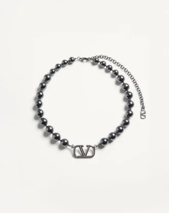 Metalowy naszyjnik Vlogo Signature z perłami Swarovski® Metalowy naszyjnik Vlogo Signature z perłami Swarovski®