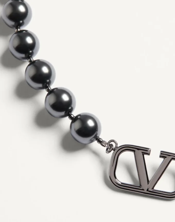 Metalowy naszyjnik Vlogo Signature z perłami Swarovski®
