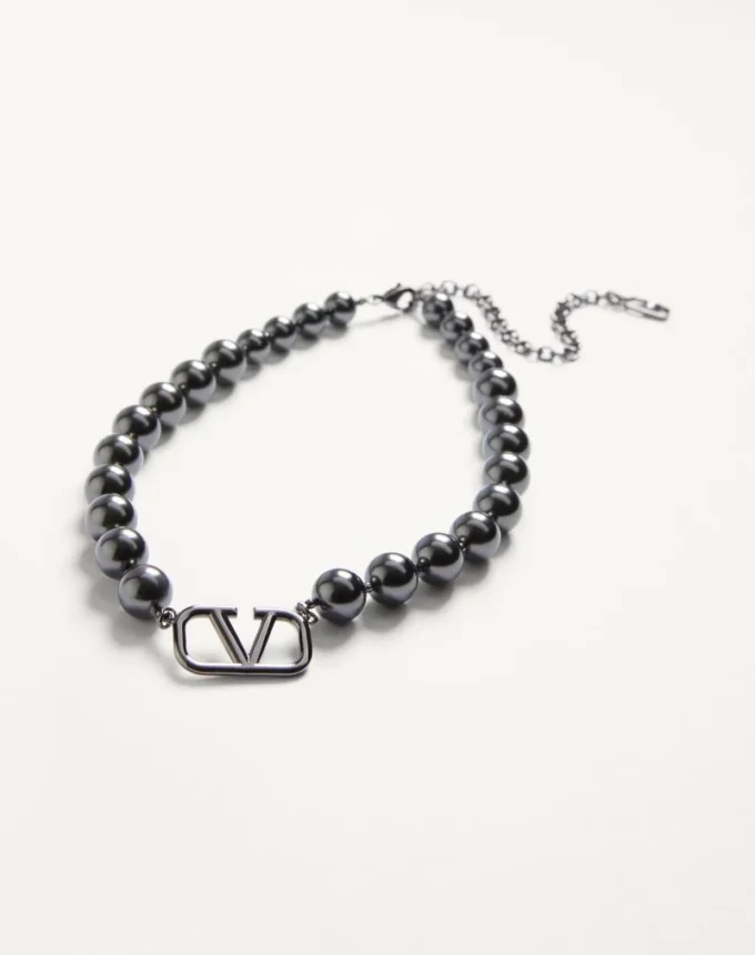 Metalowy naszyjnik Vlogo Signature z perłami Swarovski®