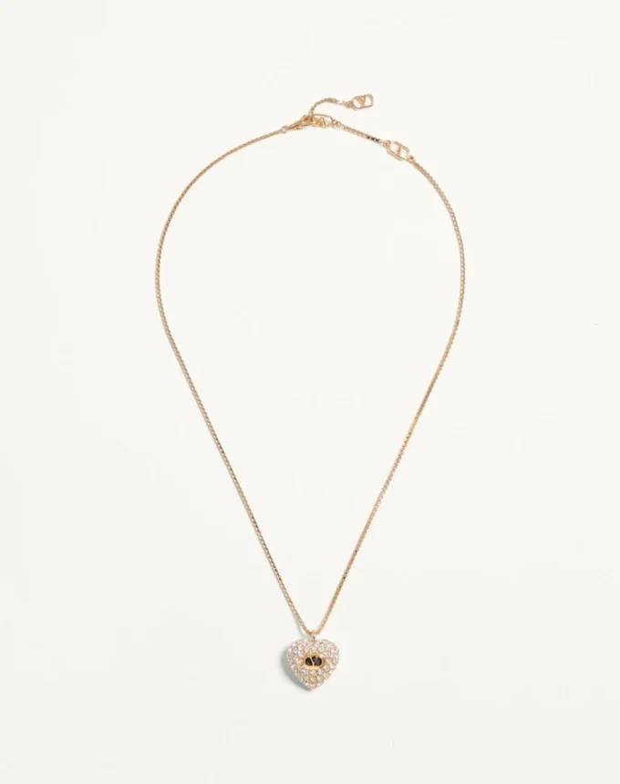 Naszyjnik Coeur Royal z metalu, emalii i kryształów Swarovski® Naszyjnik Coeur Royal z metalu, emalii i kryształów Swarovski®