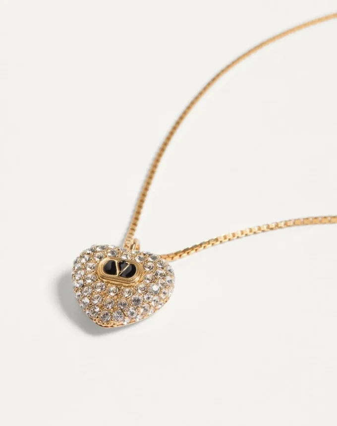 Naszyjnik Coeur Royal z metalu, emalii i kryształów Swarovski® Naszyjnik Coeur Royal z metalu, emalii i kryształów Swarovski®