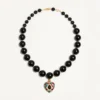 Naszyjnik Coeur Royal z metalu, żywicy, emalii i kryształów Swarovski® Naszyjnik Coeur Royal z metalu, żywicy, emalii i kryształów Swarovski®