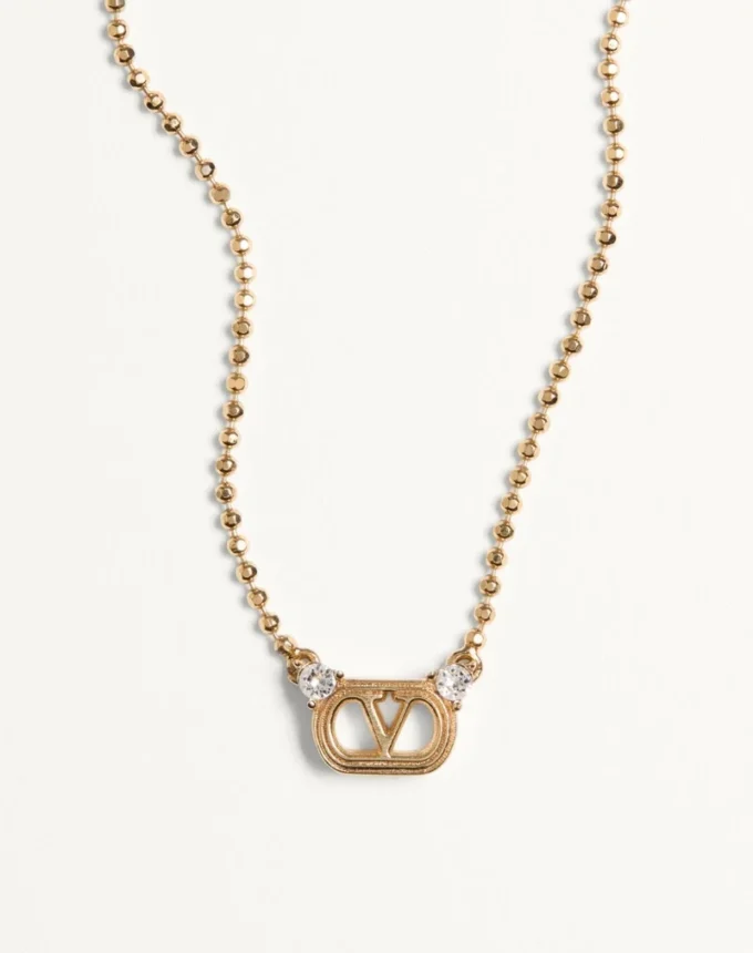 Naszyjnik Ovalette z metalu i kryształów Swarovski® Naszyjnik Ovalette z metalu i kryształów Swarovski®