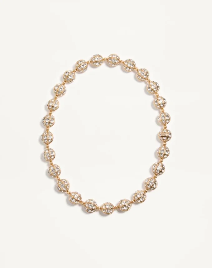 Naszyjnik Poetiques Des Gouttes z metalu i kryształów Swarovski® Naszyjnik Poetiques Des Gouttes z metalu i kryształów Swarovski®