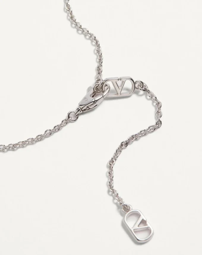 Naszyjnik Vlogo Signature z metalu, perłami i kryształami Swarovski® Naszyjnik Vlogo Signature z metalu, perłami i kryształami Swarovski®
