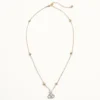 Naszyjnik VLogo Signature z metalu, pereł i kryształów Swarovski® Naszyjnik VLogo Signature z metalu, pereł i kryształów Swarovski®