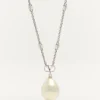 Naszyjnik Vlogo Signature z metalu, pereł i kryształów Swarovski®