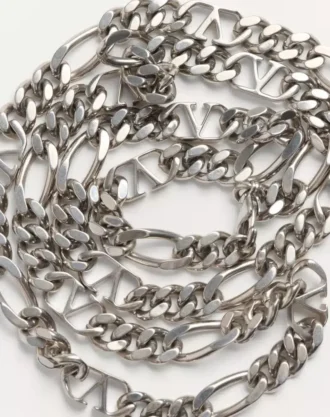Naszyjnik z metalu z logo Vlogo Naszyjnik z metalu z logo Vlogo