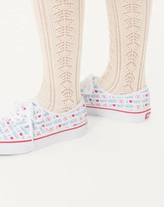 Niskie trampki Valentino Garavani i Vans z nadrukiem Valentino Vans Love na tkaninie Niskie trampki Valentino Garavani i Vans z nadrukiem Valentino Vans Love na tkaninie