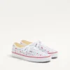 Niskie trampki Valentino Garavani i Vans z nadrukiem Valentino Vans Love na tkaninie