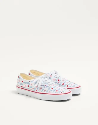 Niskie trampki Valentino Garavani i Vans z nadrukiem Valentino Vans Love na tkaninie Niskie trampki Valentino Garavani i Vans z nadrukiem Valentino Vans Love na tkaninie
